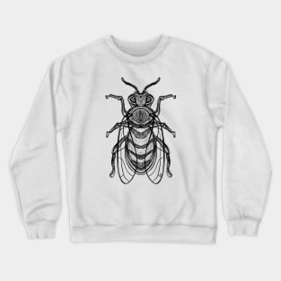 Hand drawn vintage bee Crewneck Sweatshirt